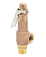 BRONZE SAFETY RELIEF VALVES (WITH LEVER)
