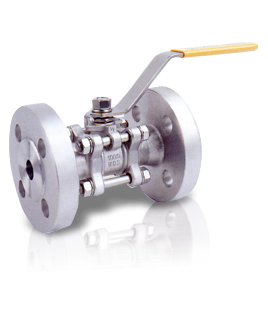 3 pc flanged ball valve