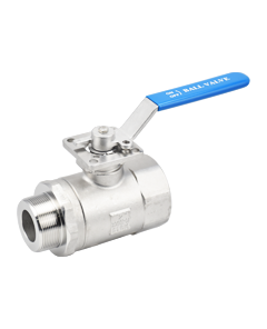 2-PC THREADED BALL VALVE-MALE X FEMALE 3000WOG