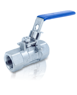 1-PC BALL VALVE, 2000 PSI (Threaded)
