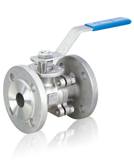 2-PC FLANGED END BALL VALVE
