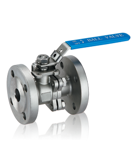 2PC FLANGED END BALL VALVE