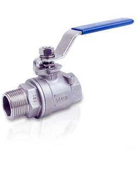2-PC BALL VALVE, 1000PSI (Threaded, Female x Male)