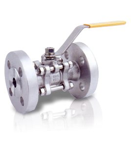 3PC FLANGED END BALL VALVE