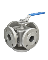 Valtec_V-5WAY-F_Multiport Flanged Ball Valve