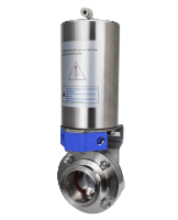 Valtec_Stainless Steel Pneumatic Actuated Sanitary Butterfly Valve
